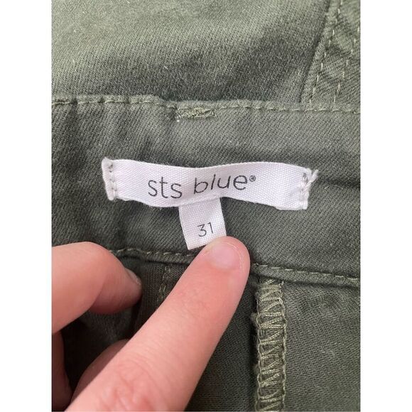 Sts Blue Army Green Gigi Mid Rise Pants Size 31 - Picture 4 of 8